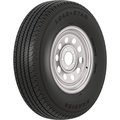 Loadstar Tires 13" ST Radial Tire & Wheel Assembly, ST185/80R13 C/5-Hole Modular Silver 32013